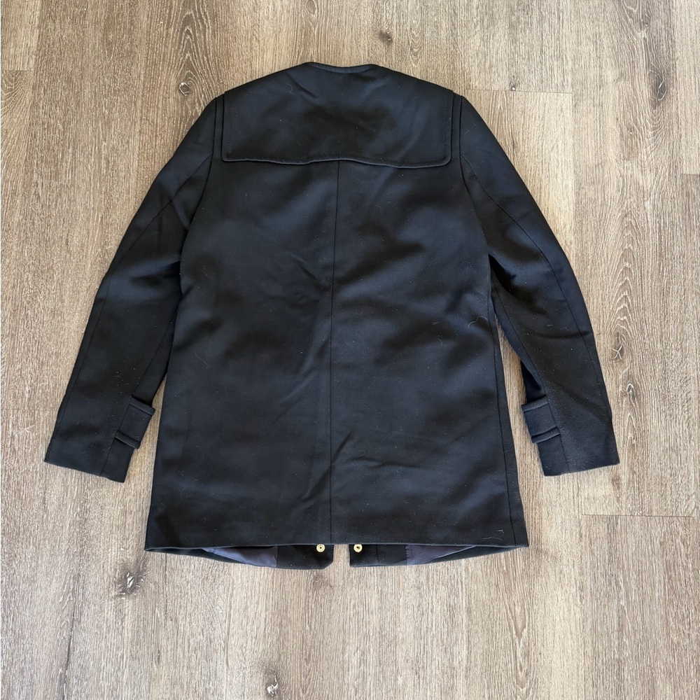 Zara Black Toggle Trench Coat - Picture 4 of 5